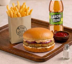 Aloo Tikki Burger Combo