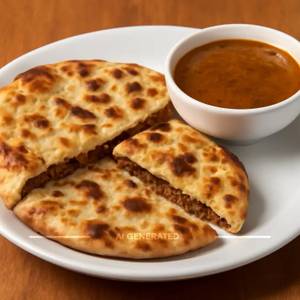 Keema Naan With Gravy