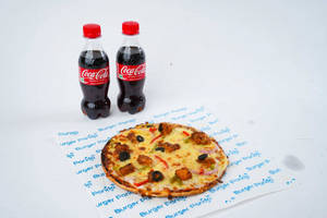 Chicken Kebab Pizza + 2 Coke Meal