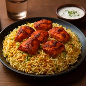 Tandoori Chicken Tikka Biryani