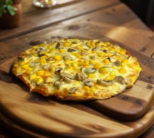 Mushroom Corn Pizza