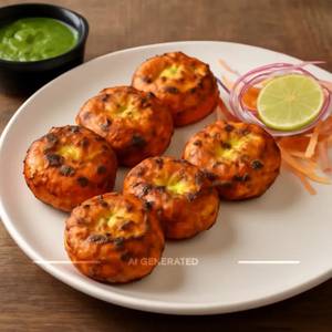 Mushroom Stuffed Tikka