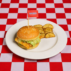 Fish Steak Burger