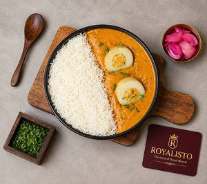 Dum Aloo Banarasi With Rice Bowl
