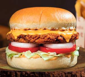 Spicy Cheese Chicken Burger