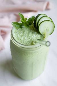Cucumber Fruit Milk Shake