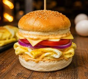 Compact egg burger