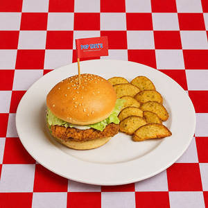 Pop Tate's Chicken Burger