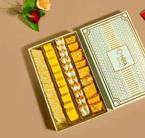 Kaju Patisa Assorted Mithai Box