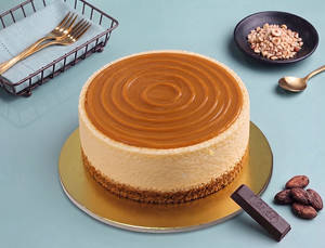 London Caramel Choco  Round Cake