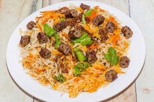 Shahi Mutton Seekh Biryani (prepared In Desi Ghee)