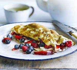 Bread Fruit Omelette