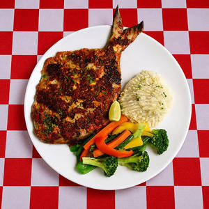 Hot N Spicy Whole Grilled Pomfret