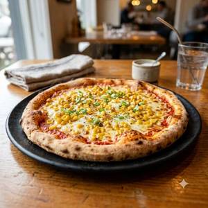 Corn Cheese Pizza