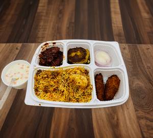 Egg Biryani Thali