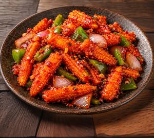 Crispy chilli baby corn