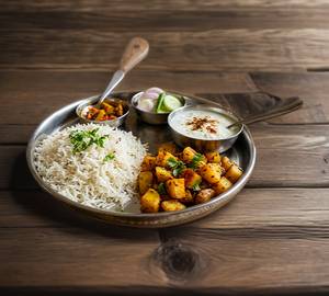 Curd Rice Tadka Fry Aloo