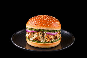 Malai Chaap Burger