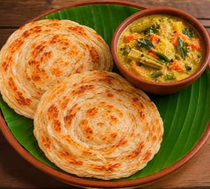 Parotta With Allepey Vegetable Curry