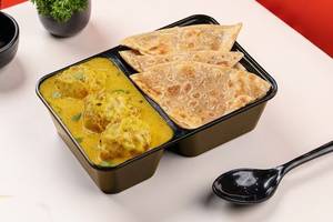 Kadhi Pakoda Paratha Bowl