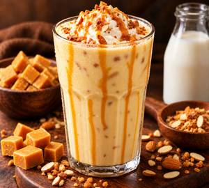 Butterscotch milkshake