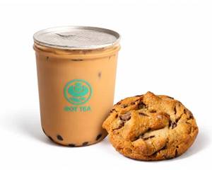 Vietnamese Cold Coffee + Sea Salt Chocolate Chip Cookie