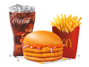 Large EVM Dbl Chicken Delite Korean Burger