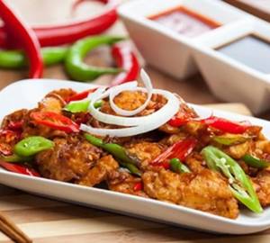Chilly Fish Dry (6 Pcs) (o)