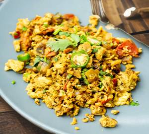 Egg Bhurji [3 Eggs] Dhaba Style