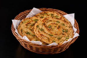 Green Chilli Lachha Paratha