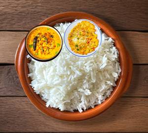 Rice + Daal + Omelette