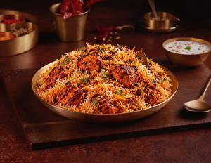 Chicken Angara Dum Biryani (tandoor)