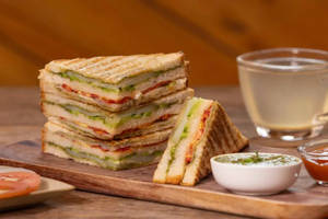 Veg Chutney Toast (3 Slices)