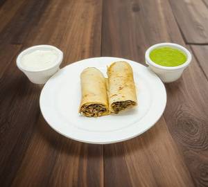 Hot Garlic Soya Chaap Shawarma