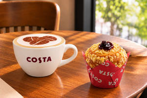 Cappuccino- Small & Classic Blueberry Muffin