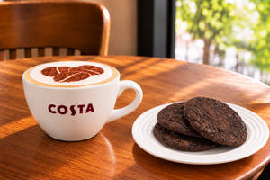 Cappuccino- Small &Dark Chocolate Cookie