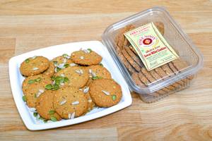 Jowar Sorghum Millet Gur Jaggery Cookies with Mix Seeds Biscuit 225 G