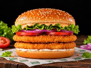 Jr. Chicken Strips Burger