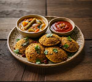 South Indian masala Idli Sambar