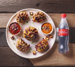 Combo Fried Paneer Tikka Momos 5-Qty & Cocacola 400Ml