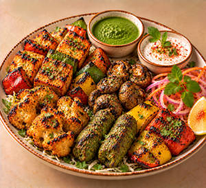 Tandoori Veg Platter