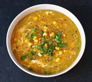 Hot Corn Chicken Soup
