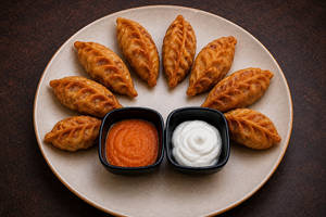 Fried Paneer Momos (8 Pieces)