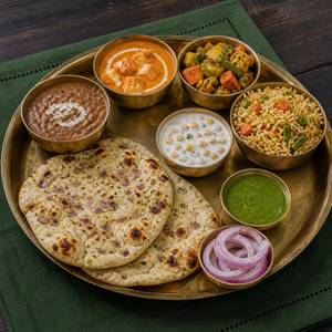 Onion Naan Thali