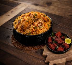 Single Chicken Biryani & Mini Chicken 65
