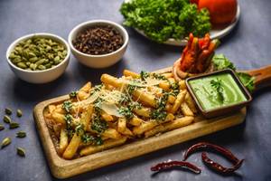 Chimichurri Parmesan Fries