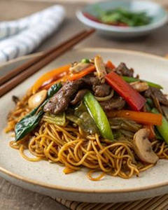 Egg Silky Cantonese Gravy Noodles