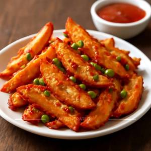 Chilli Garlic Potato Wedges