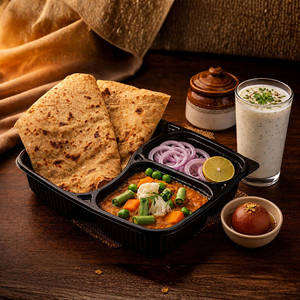 Mix Veg Paratha Meal