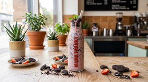 Strawberry Oreo Shake